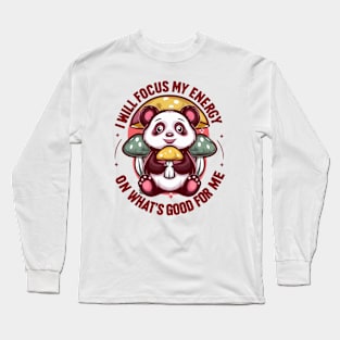 Nature's Focus, Panda Passion Long Sleeve T-Shirt